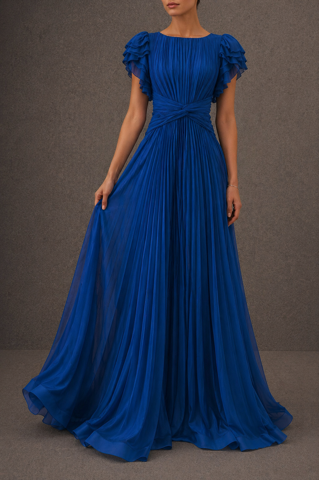 Julia - Vestido de noche plisado