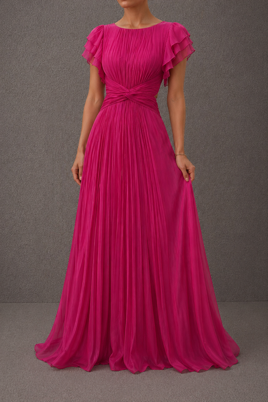 Julia - Vestido de noche plisado